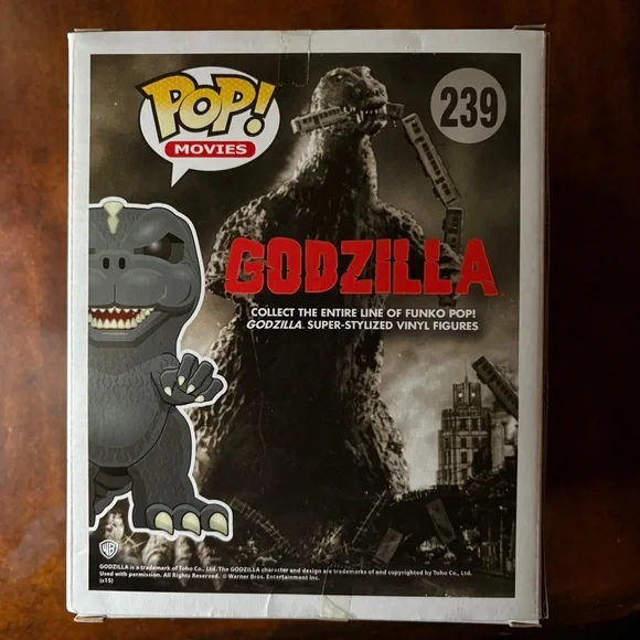 Godzilla Funko Pop 239 New in Box - Picture 3 of 6